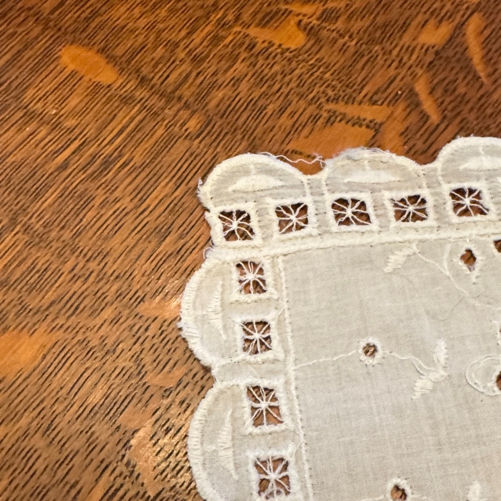 Cotton Cloth Doily-White - Picture 6 of 10